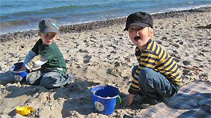 Buddelspaß am Strand